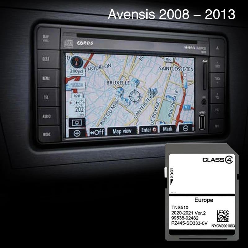 Toyota Avensis ̼ ý ׷̵, 2008 2013  Ŀ,   SD ޸, GPS ׺̼ ī